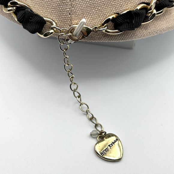 Rare Vintage Betsey Johnson Pigs Fly Polka Dot Pearl Heart Piggy Necklace 18-20” - Picture 13 of 14